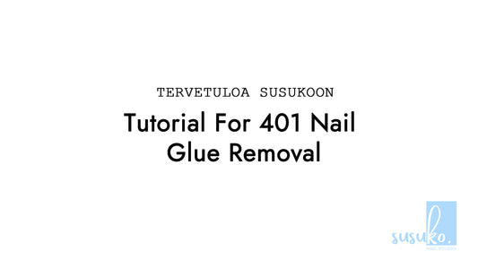 Tutorial for 401 nail glue removal